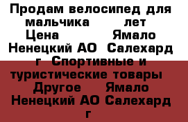 Продам велосипед для мальчика 6 - 9 лет › Цена ­ 9 000 - Ямало-Ненецкий АО, Салехард г. Спортивные и туристические товары » Другое   . Ямало-Ненецкий АО,Салехард г.